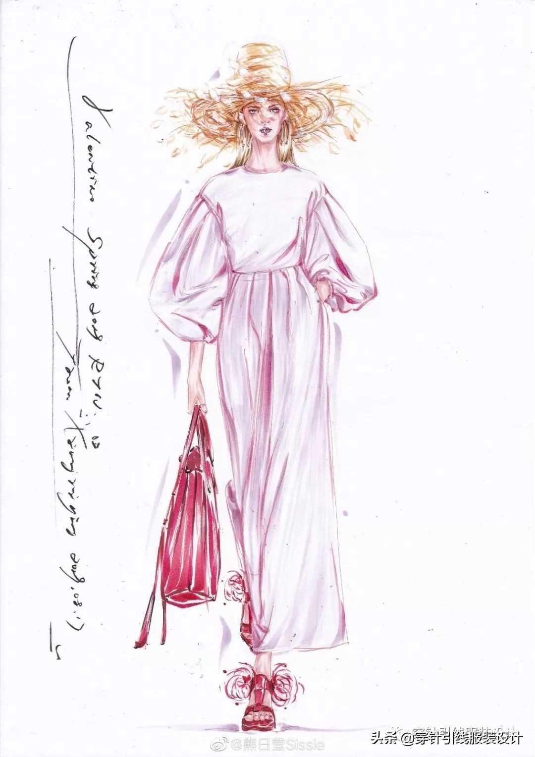 礼服服装效果图手绘,西装手绘服装效果图