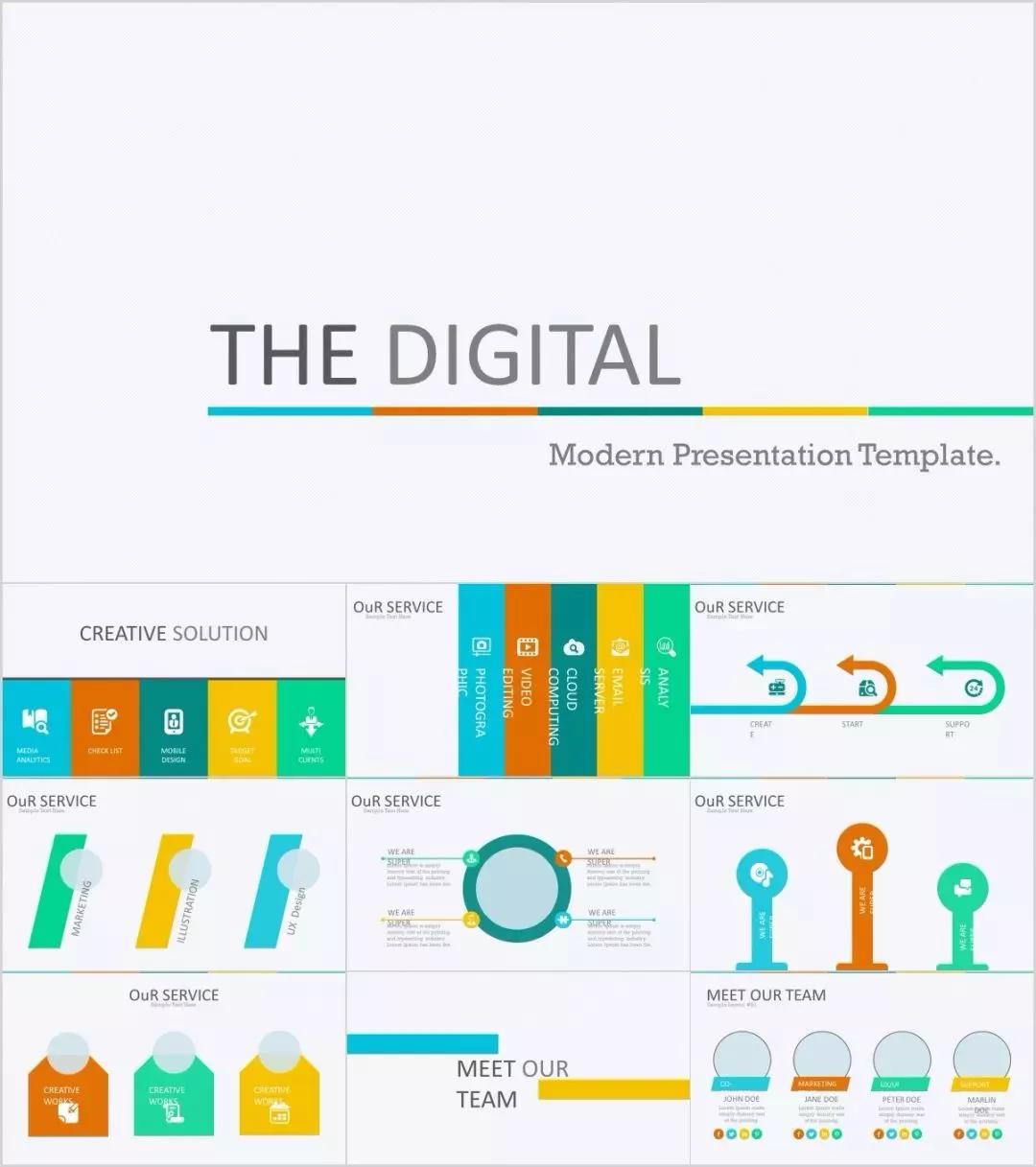 简约却不简单的ppt模板,极简办公ppt模板免费