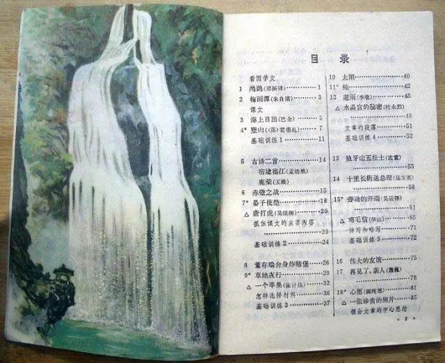 8090的童年回忆语文课本,8090后小学语文课本大全