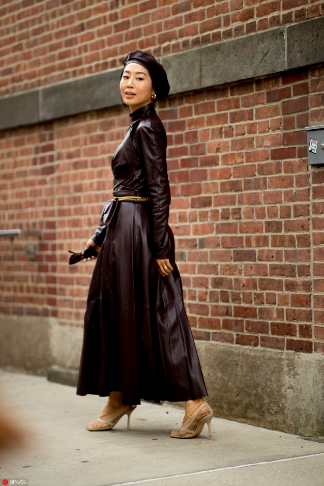 霍思燕黑色皮裙,霍思燕黑皮裙