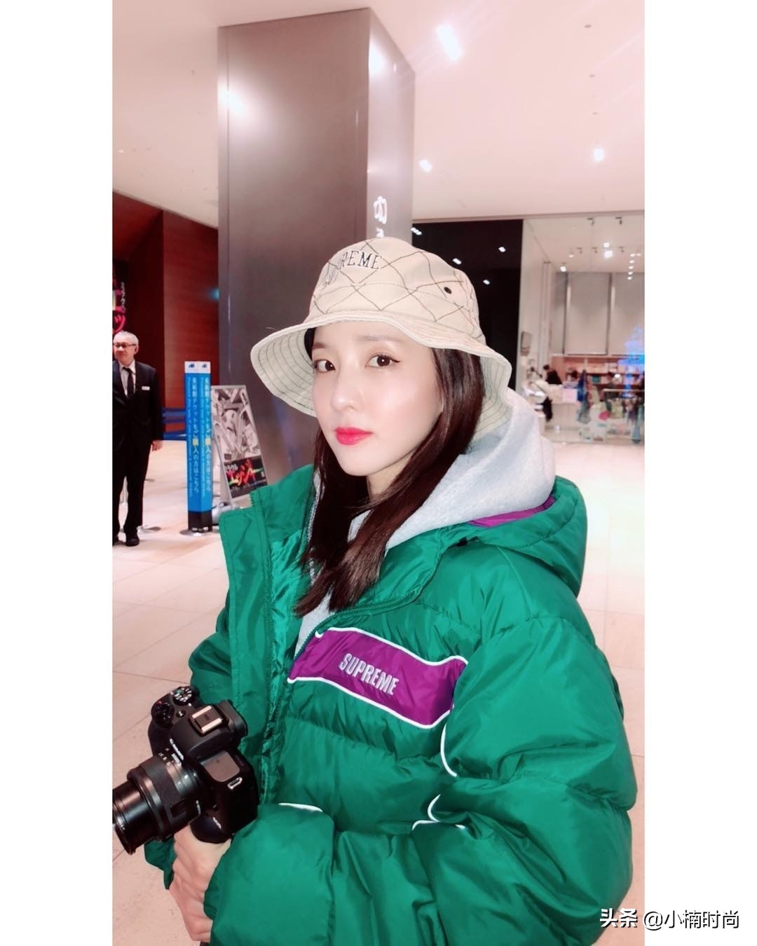 韩星戴的帽子,泫雅iu同款