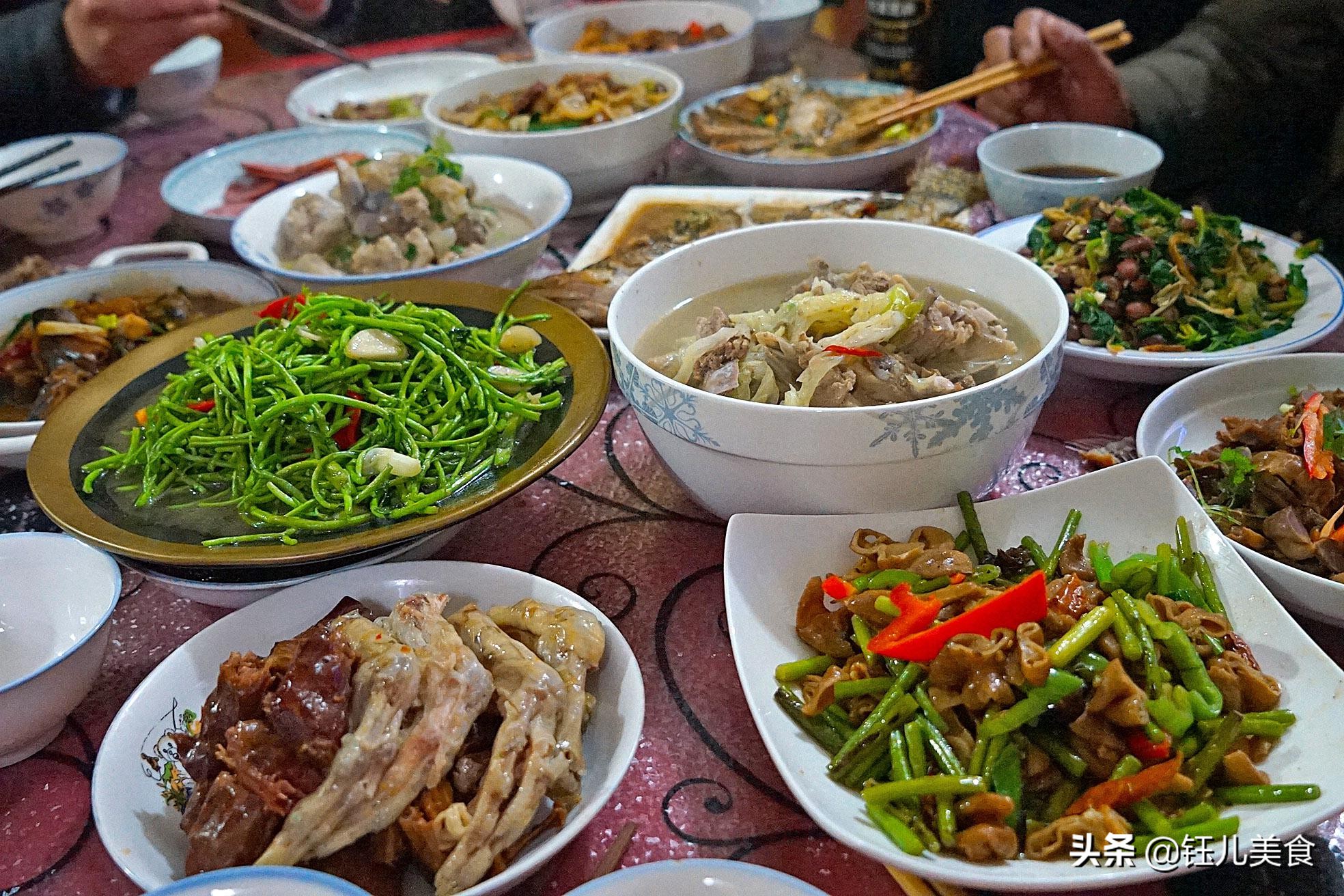 农村好吃的年夜饭,婆家年夜饭必备菜谱