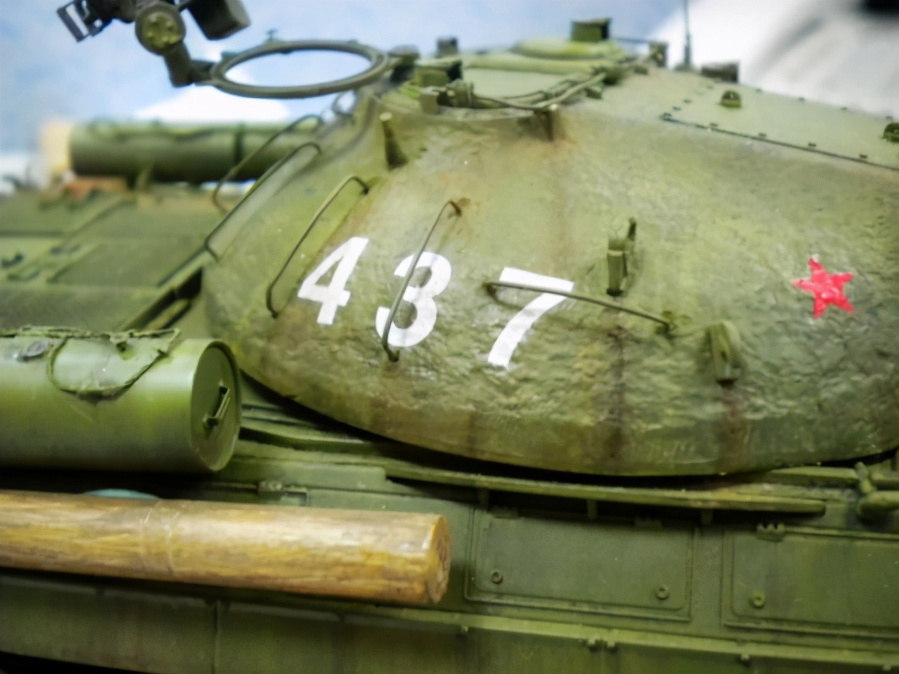 45元塑料坦克模型，精心制作半年，完工时太逼真！一万元也不卖