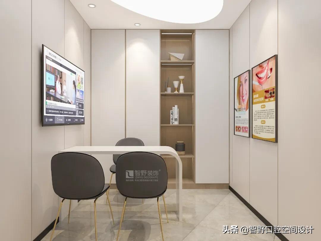牙科简约装修图实景图,牙科装修效果视频