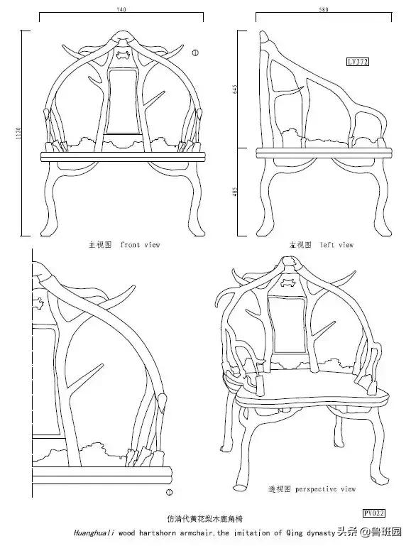 明清家具全套设计图,明清家具图纸