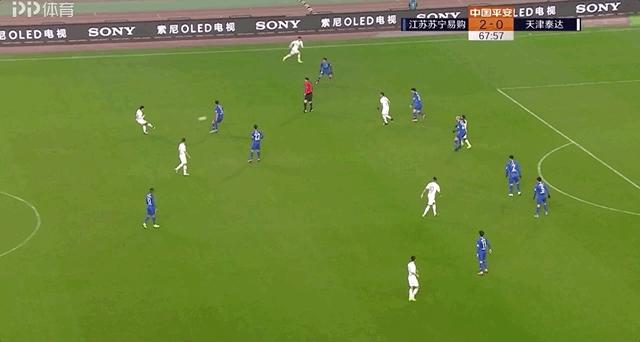 赵宏略面对旧主远射破门,泰达对赵宏略