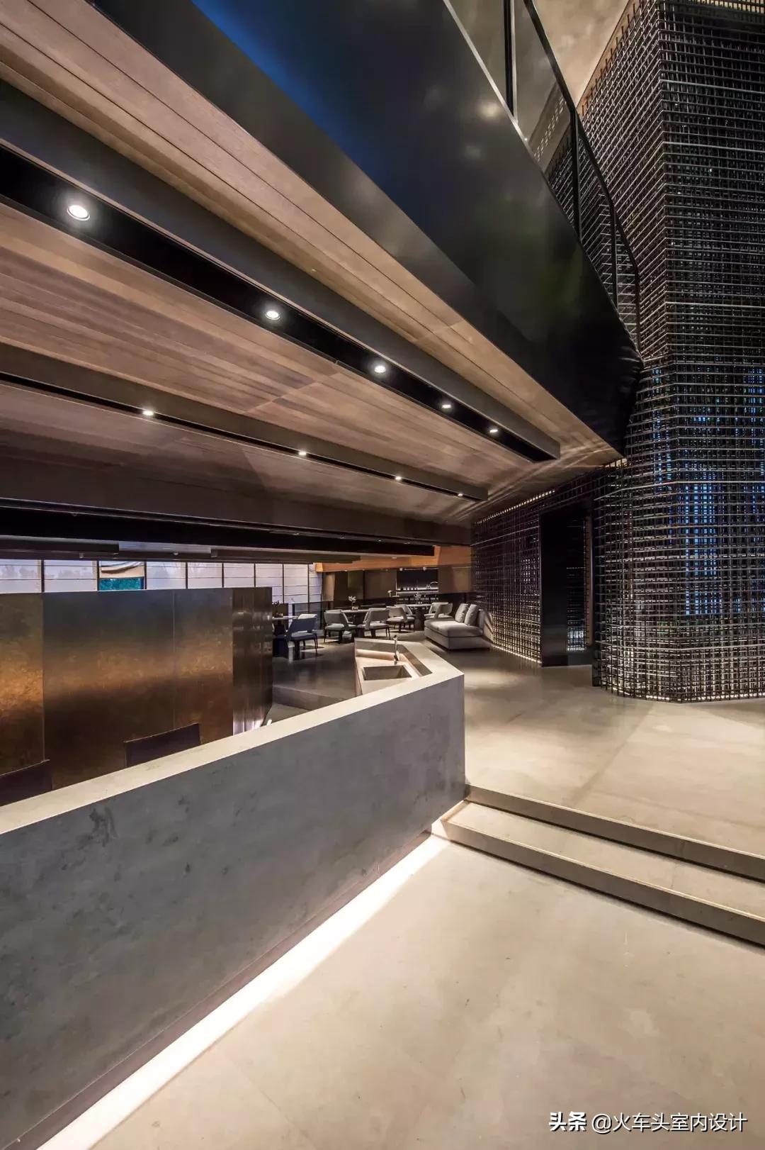 仿古夯土墙效果图大全,现代夯土墙建造的别墅