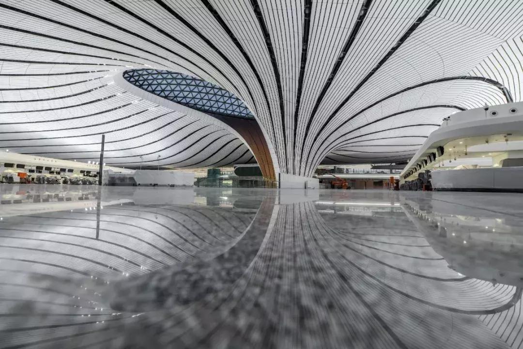 北京大兴机场绝美图片,北京大兴机场效果图