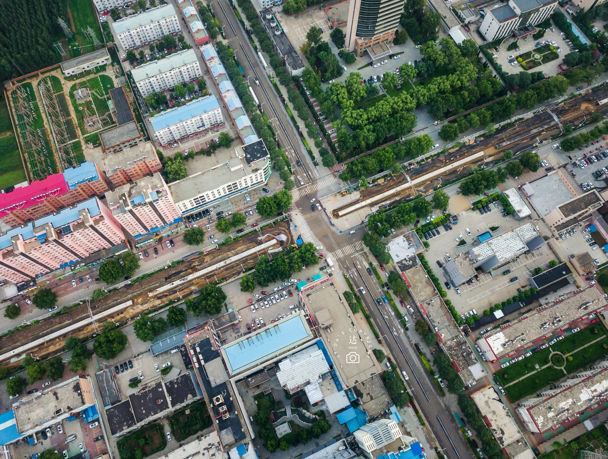 曲阳县城全景视频,曲阳县城高清地图