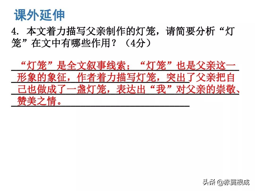 灯笼这一课的预习笔记,八年级下册语文笔记人教版灯笼