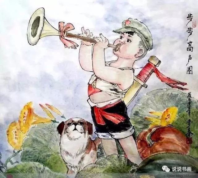 中国儿童国画杰作,国画小儿童