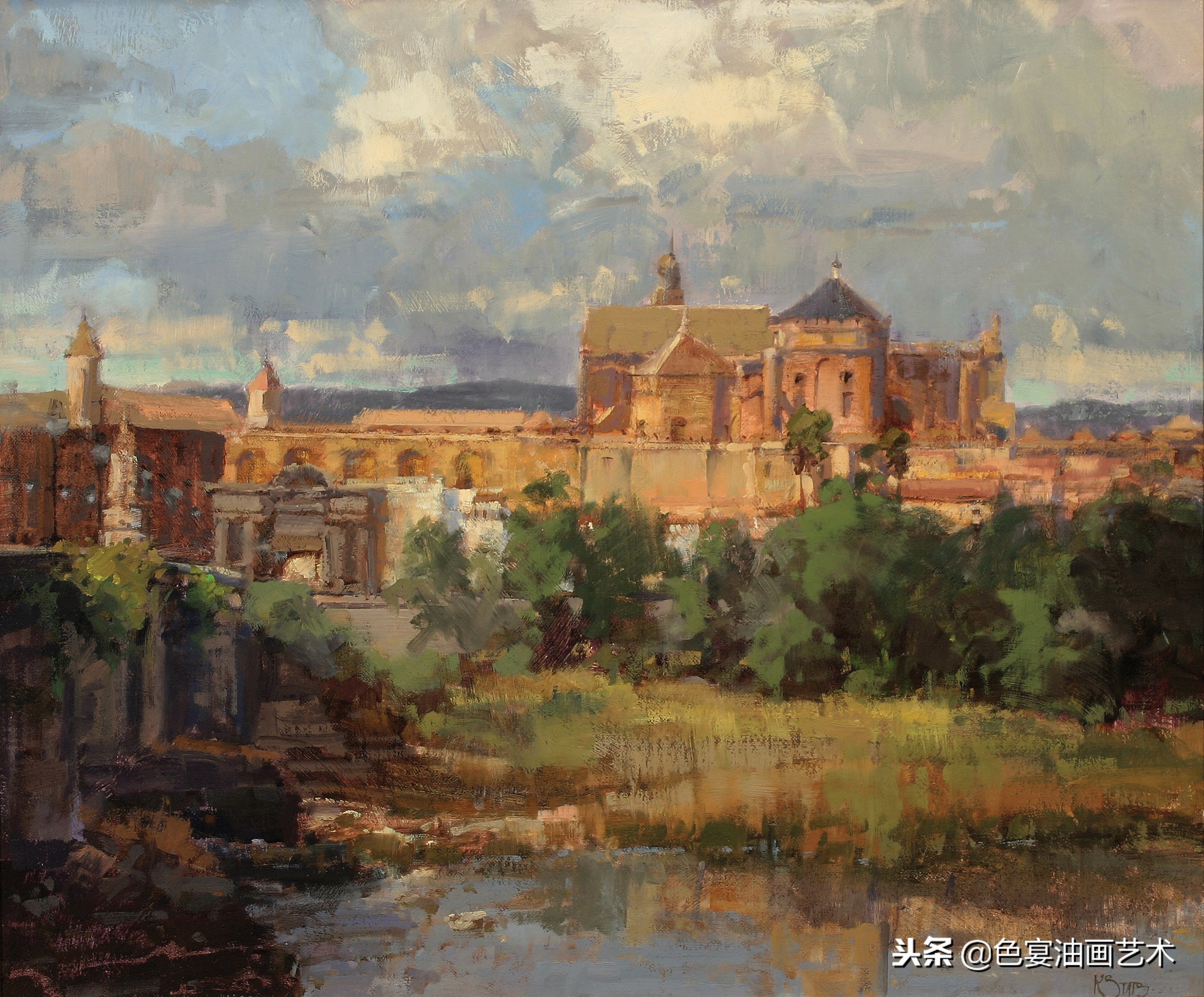 俄罗斯油画大师风景油画教程视频,油画大师油画风景创作教学视频