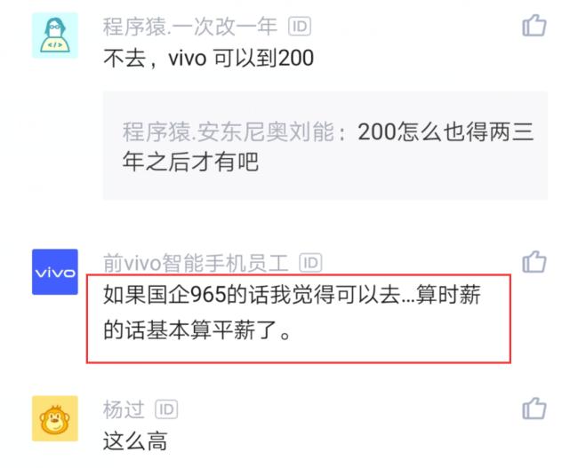 vivo一般员工年薪,vivo员工年薪是多少