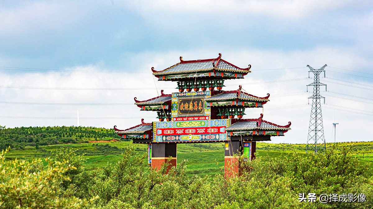 中国十大最美公路张北,张北草原天路路线图高清版大图