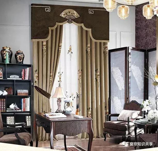 新中式25公分的帘头造型,新中式帘头尺寸