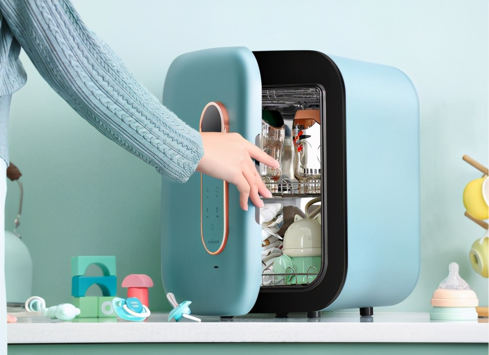 恒温奶瓶消毒器烘干三合一,miluo多功能奶瓶消毒器