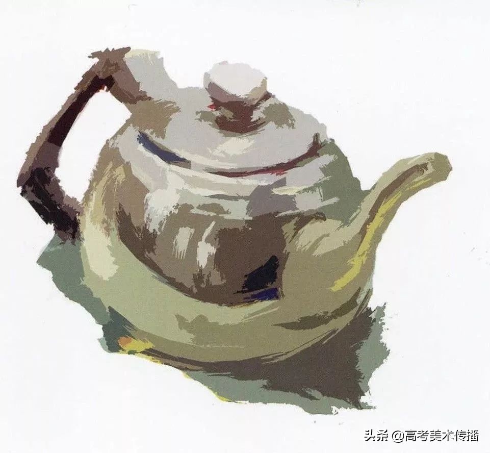 色彩|全网最全面的「球体不锈钢热水壶」色彩静物教程