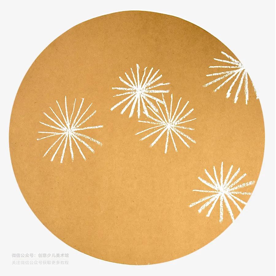 儿童画教程｜油水分离趣味课程《飞呀飞呀，毛茸茸的蒲公英》