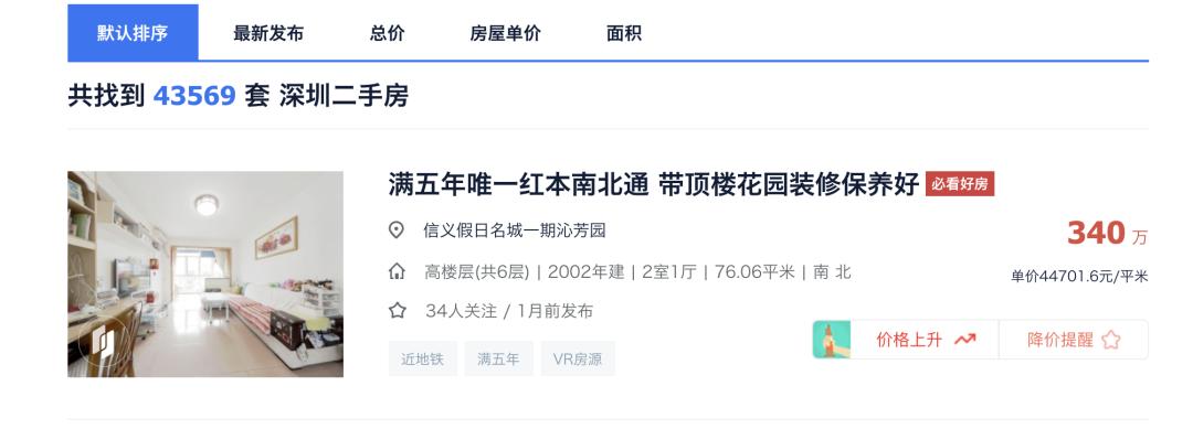 深圳二手房最后悔的地方,深圳二手房哪些值得买