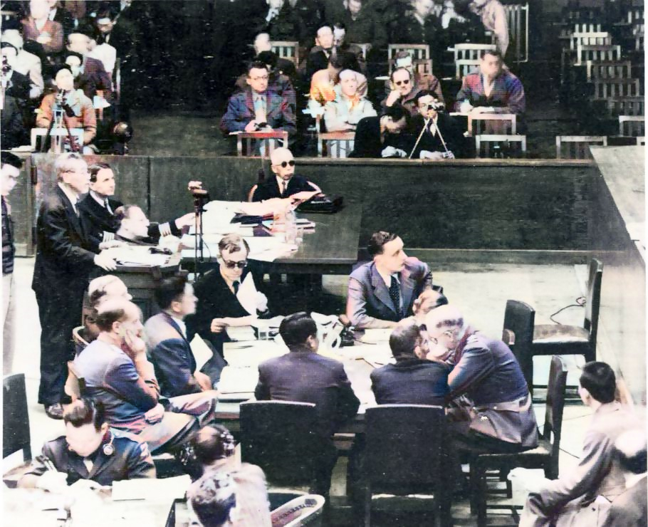 战犯老照片,处决日本七大战犯影像