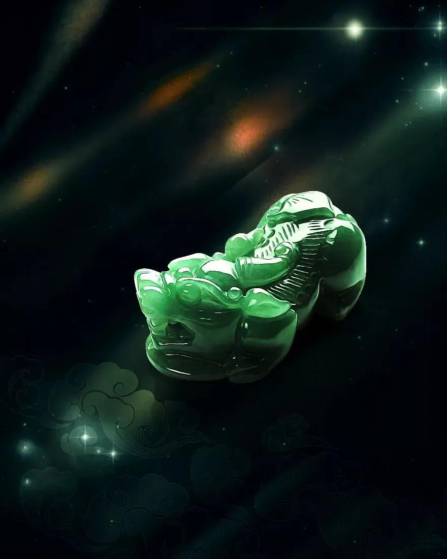 翡翠貔貅的寓意和佩戴技巧,翡翠玉貔貅知识