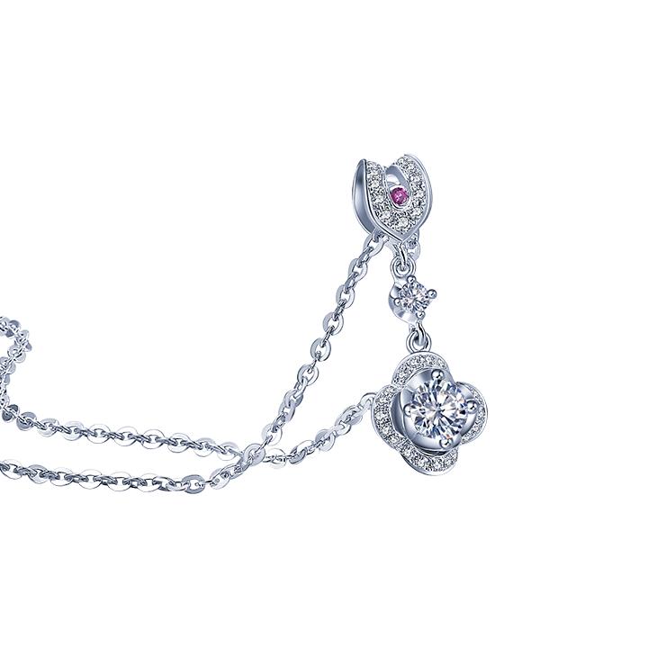 怎么看钻石项链是真假,怎么看钻石的克拉