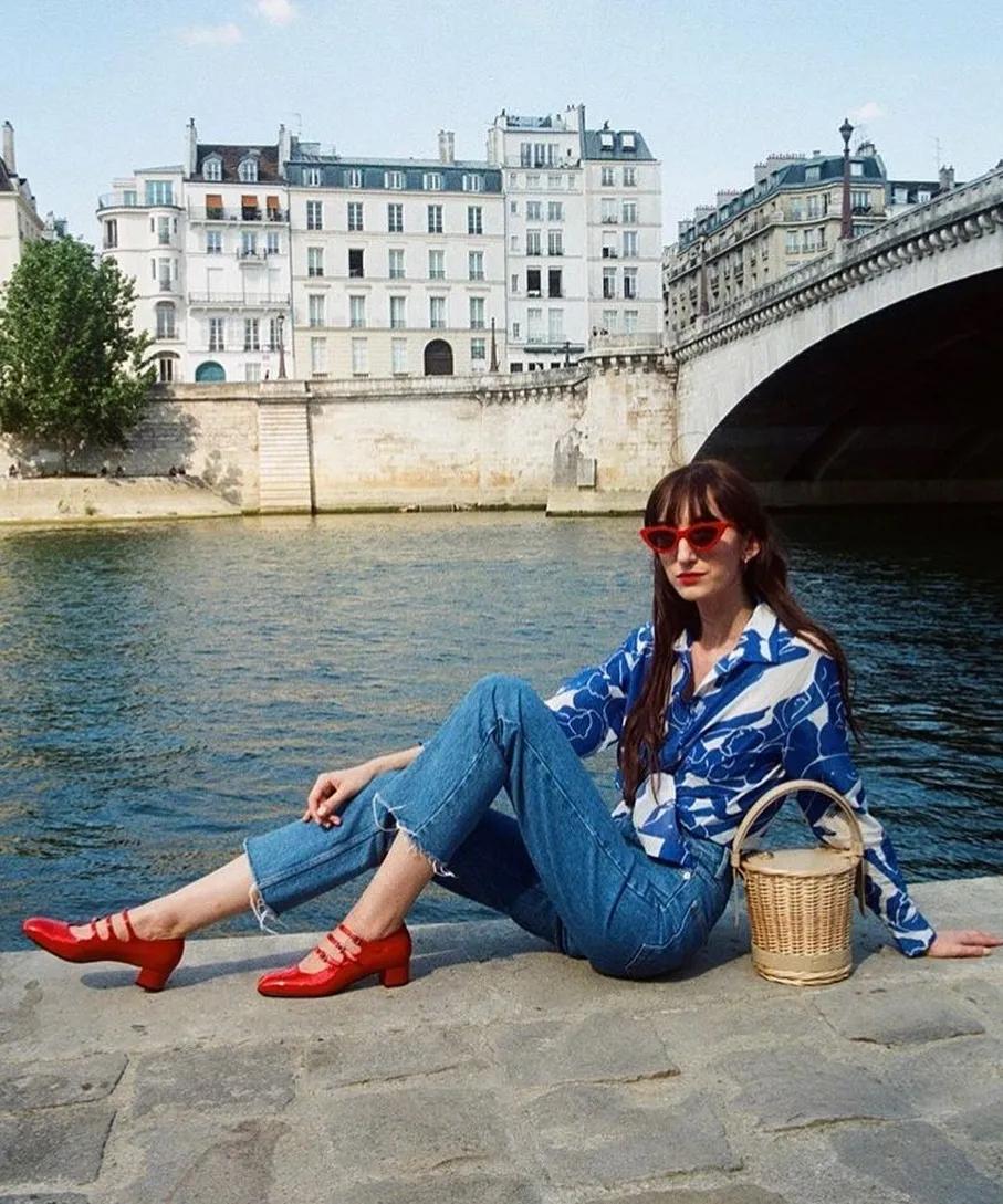 ins风穿搭玛丽珍鞋,小腿袜玛丽珍鞋穿搭合集