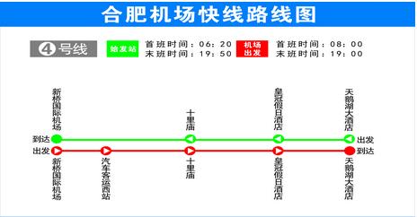 合肥机场大巴线路时刻表4号线,合肥机场大巴线路时刻表