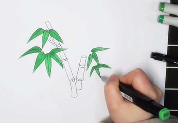 简单的植物简笔画怎么画,竹子竹笋简笔画好看又简单