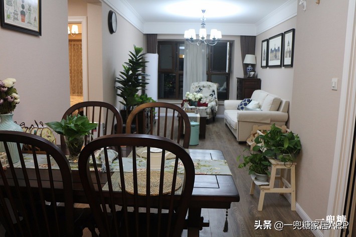 美式玄关背景墙,美式复古风格入户玄关迎门墙