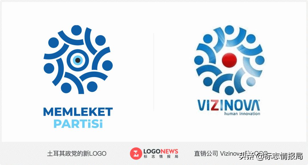 土耳其*党**徽被指抄袭诈骗公司LOGO！网友：挺适合的