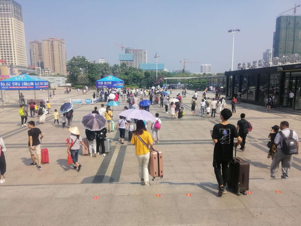 北海国庆交通状况,北海国庆车流