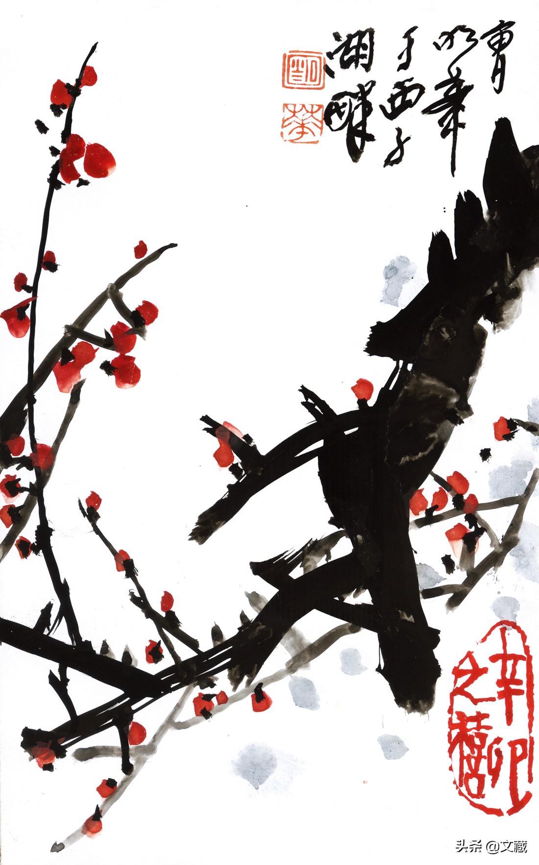 中国福文化特有的拜年意趣,手绘一张贺卡送祝福