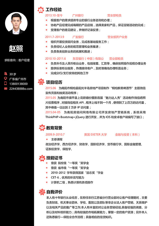 精美的个人简历展示,50个人简历模板