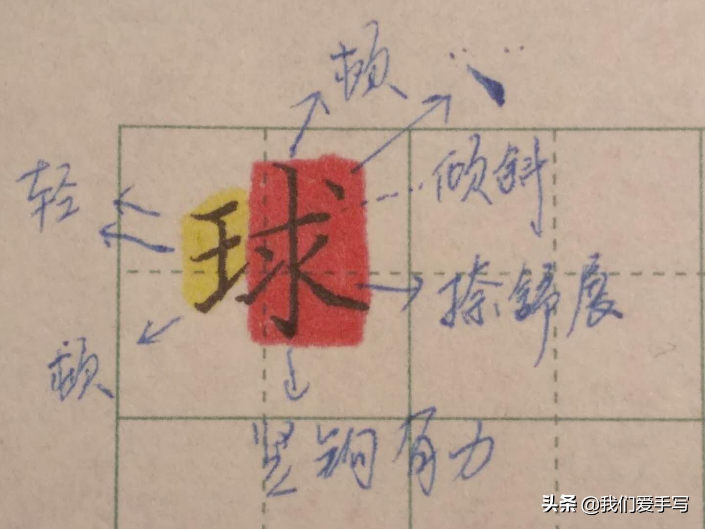 写字也是有技巧的,写字又快又准怎么练