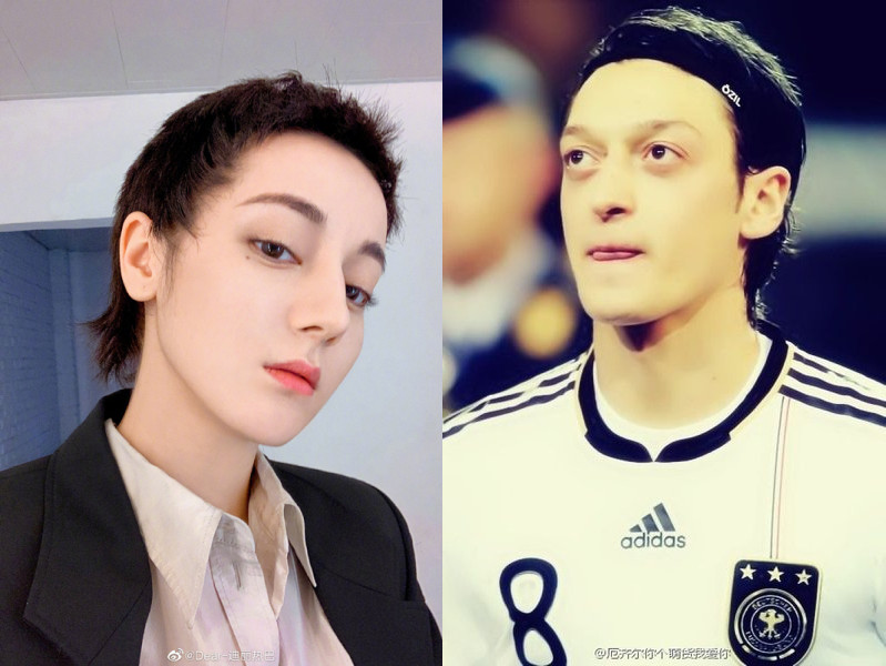 热巴自拍照引热议,热巴寸头照片