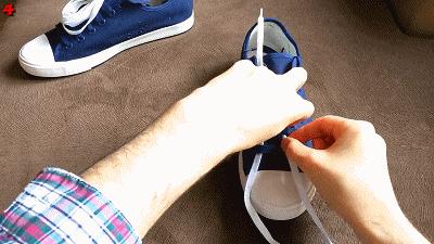 夏天鞋带这样系好穿又时髦,把鞋带怎么绑更紧