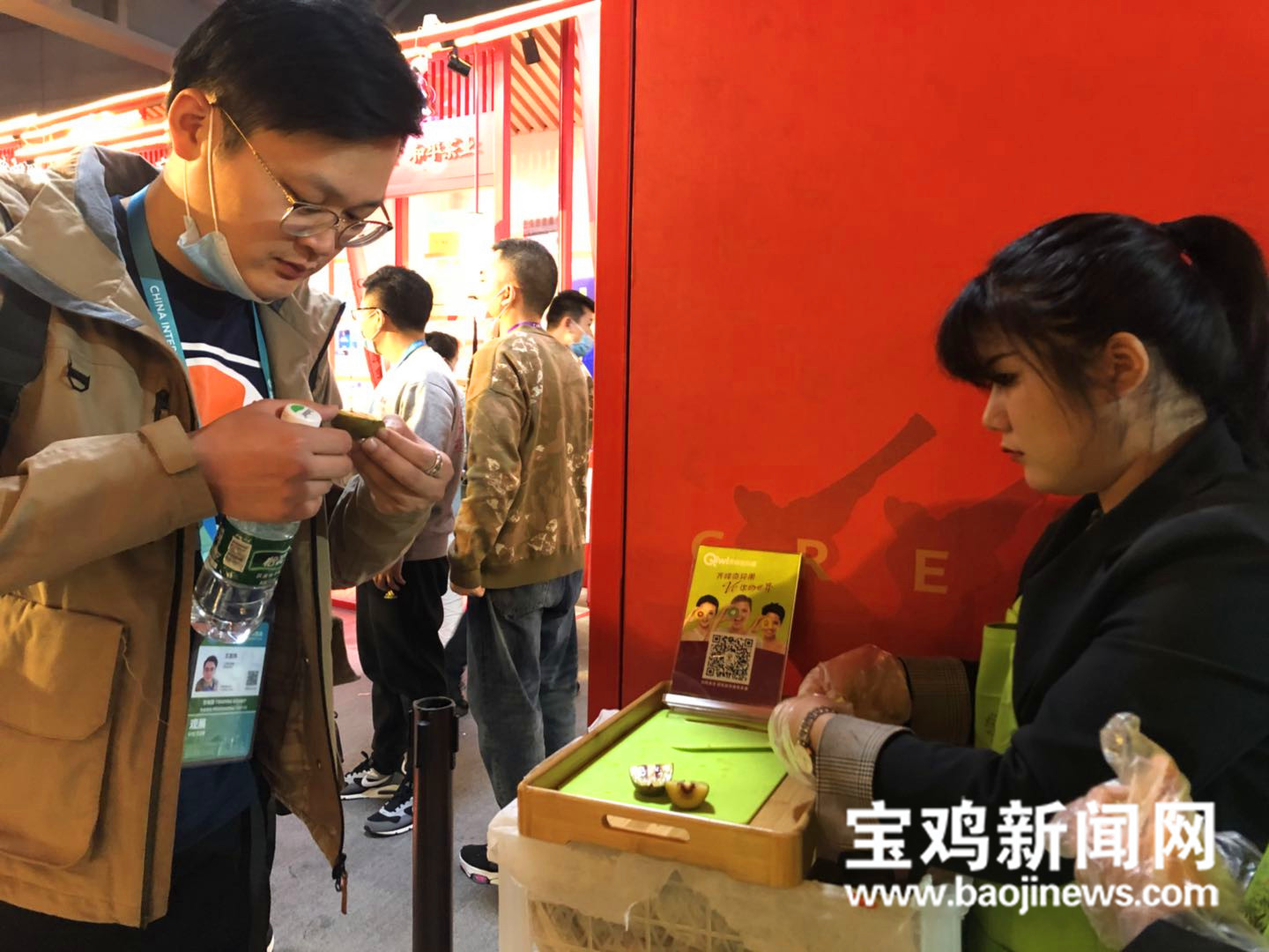 宝鸡农产品引爆进博会,宝鸡进博会图片高清