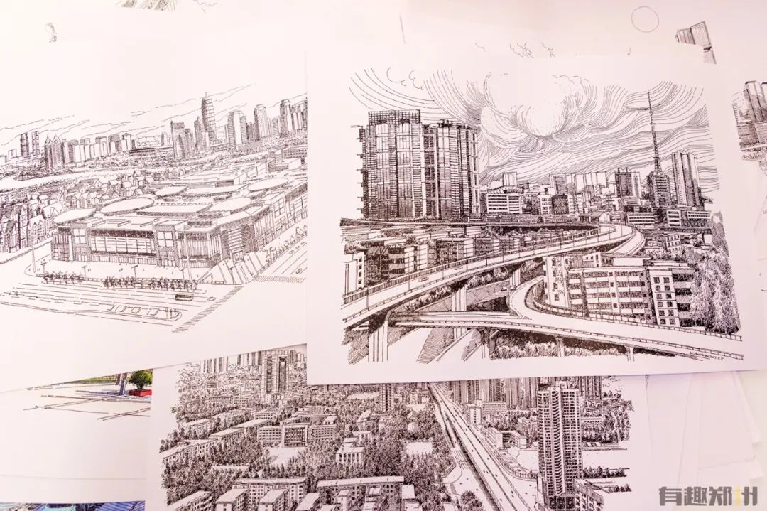 80后设计师用400张手绘，定格郑州记忆