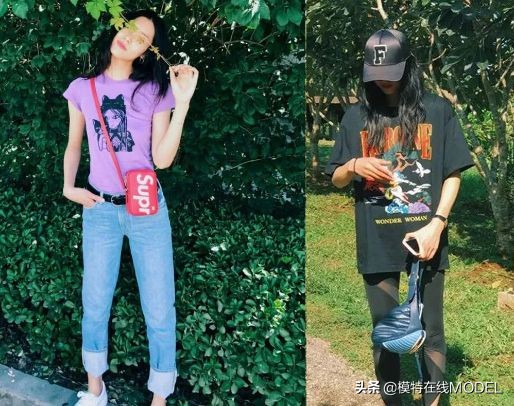 超模刘雯最爱的风格短袖,春天里的万能单品不能少