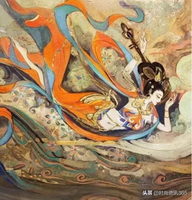 敦煌壁画里的飞天活过来了！抖音啥的视频平台都刷爆了