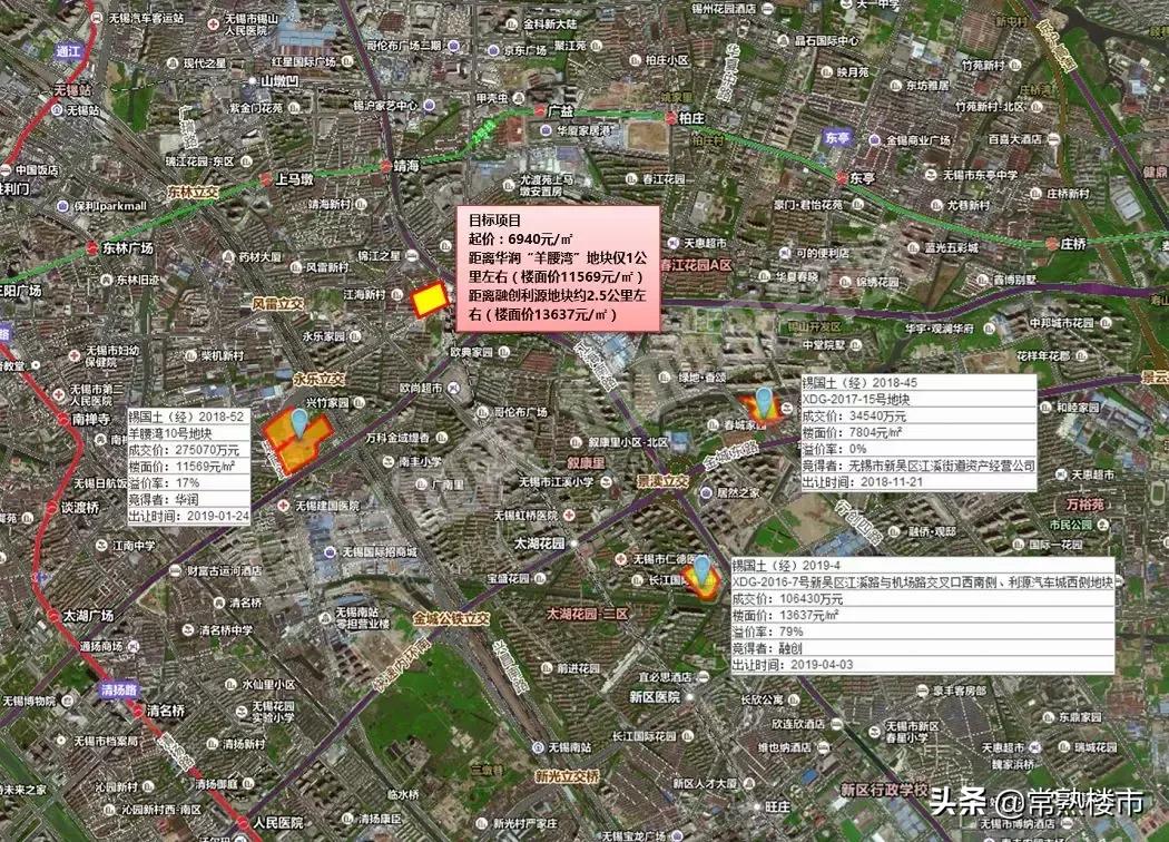 无锡土地拍卖最新消息新吴区,无锡新吴区土地出让价格