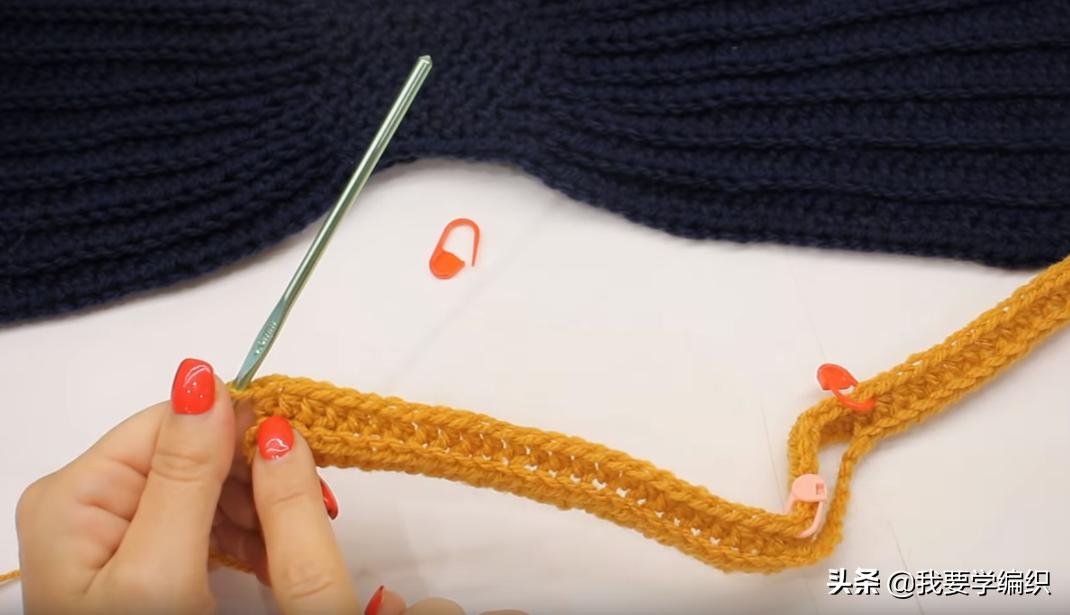 男士织围脖的花样方法,围脖织法男