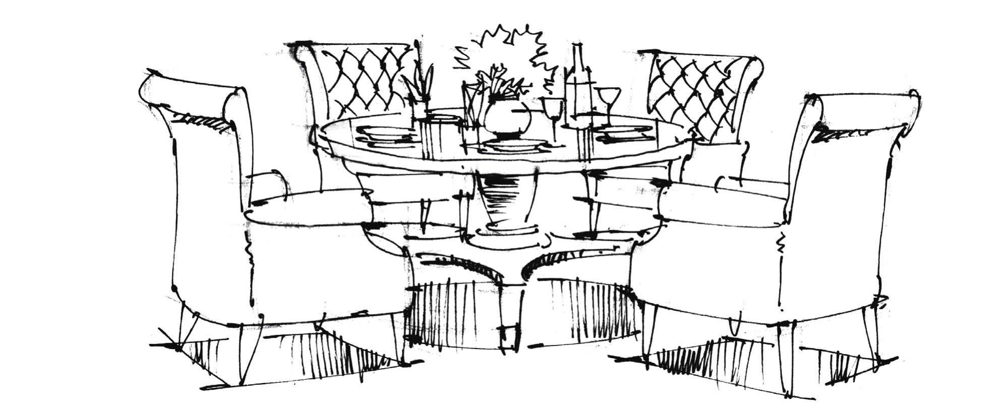 手绘组合家具画法详细讲解，画家必学基础，收藏起来学习