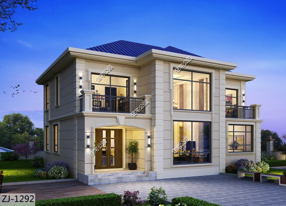 农村自建二层别墅图纸求推荐,1000套农村自建房图纸分享