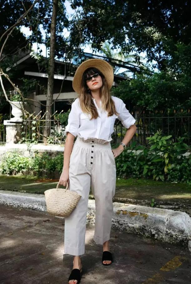 亚麻套装穿搭效果,最好看的亚麻装