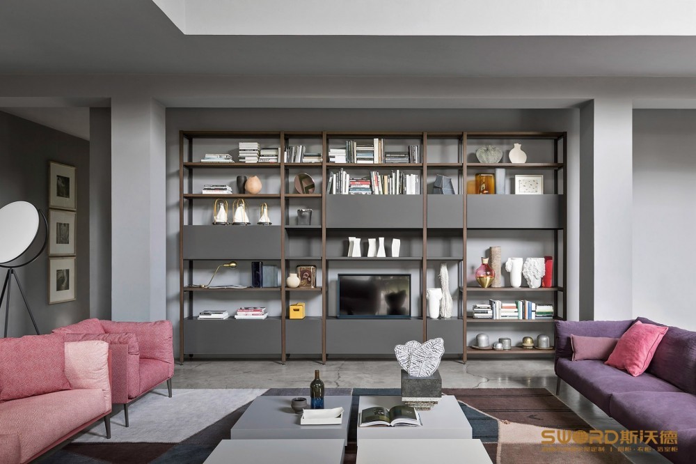 东城不锈钢定制书柜一站式服务,深圳斯沃德不锈钢橱柜全屋定制