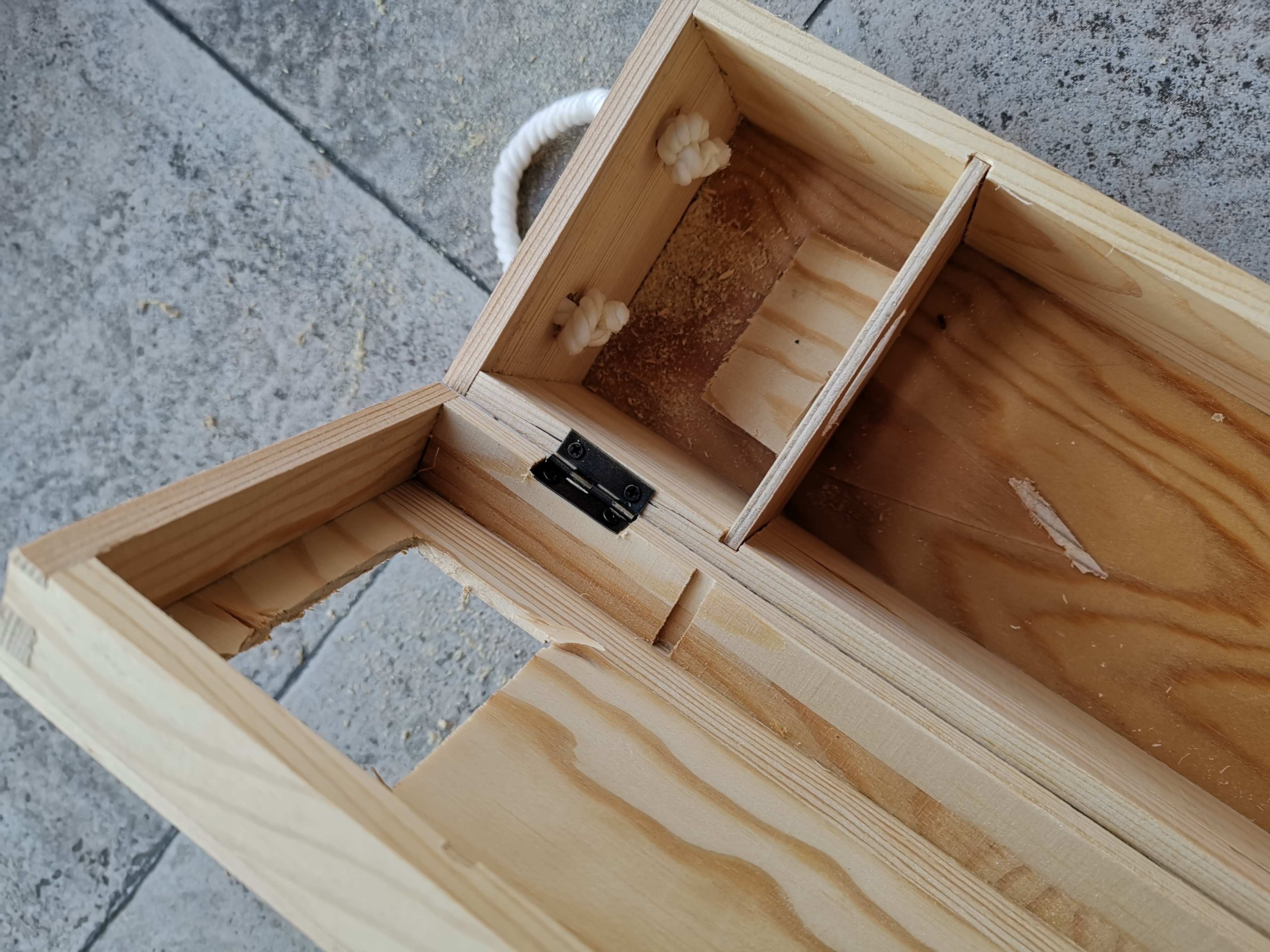 有了工具就手痒红酒盒子改成遥控器收纳盒大小看淡不服就干