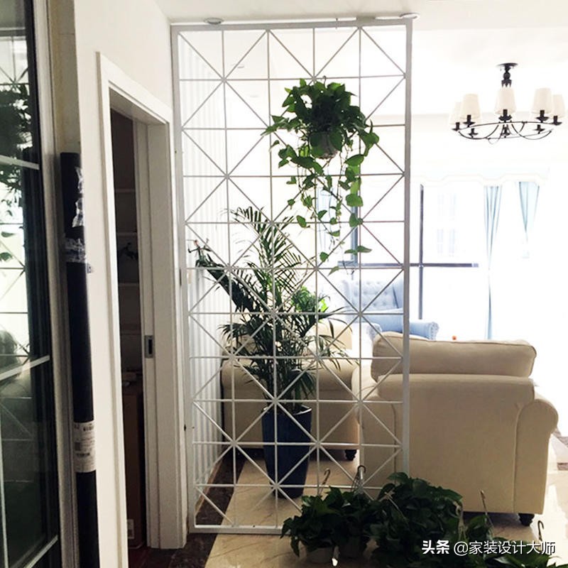 简单大气实用客厅鞋柜屏风,屏风带鞋柜效果图大全2023款