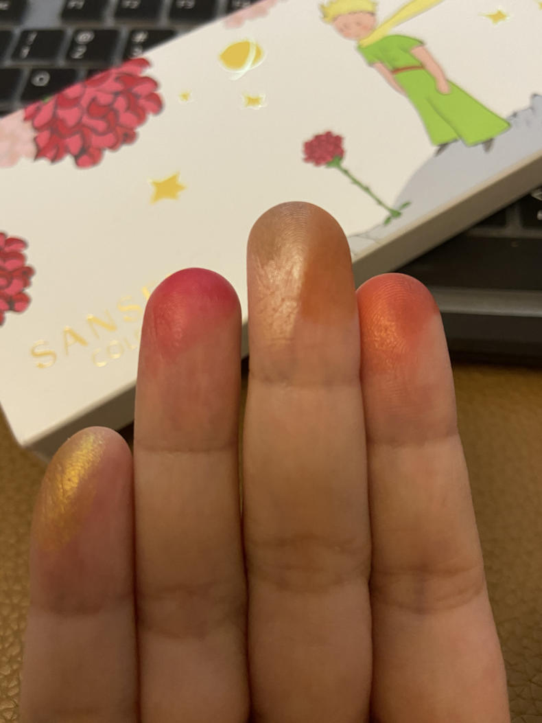 小王子眼影盘三生花,小王子化妆盘推荐